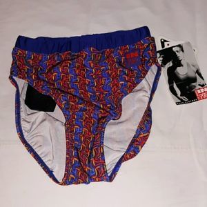NWT Vintage InSport Kava Exercise Brief‎ XL
